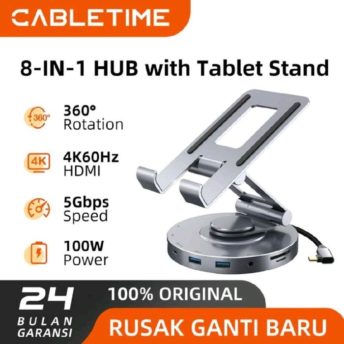 8 in 1 hub with table stand